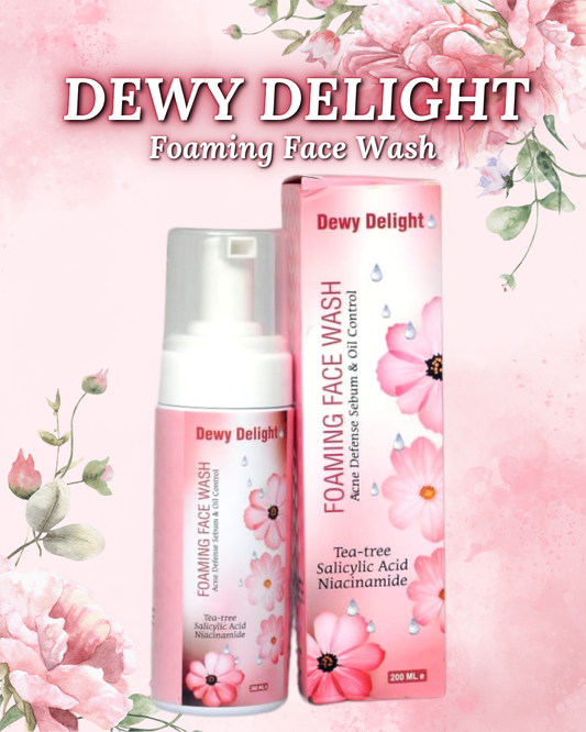 Dewy Delight Acne Foaming Face Wash
