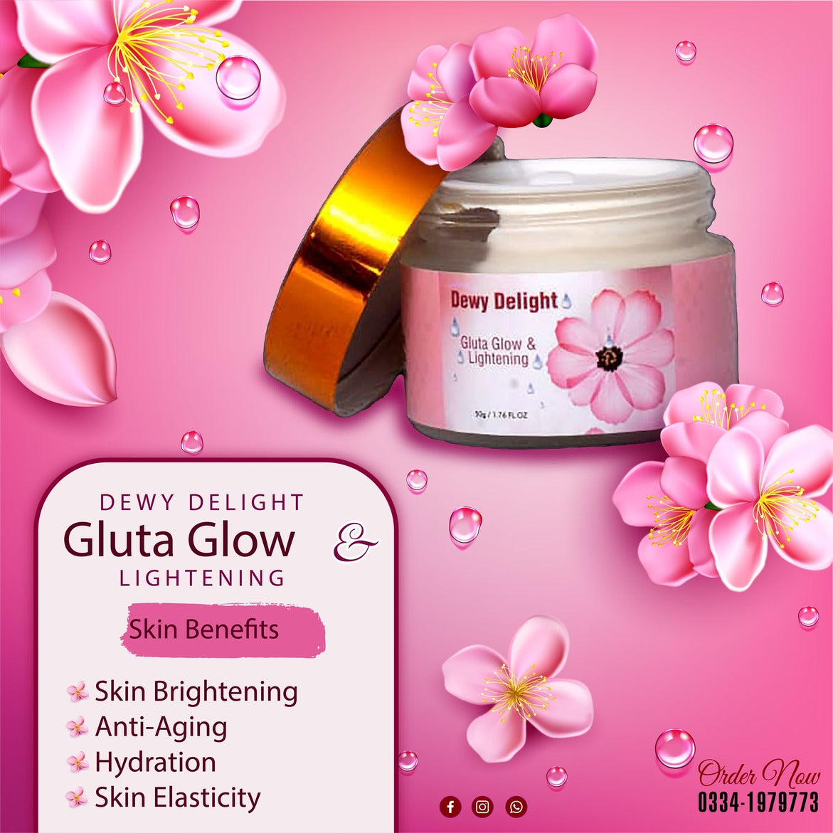 Dewy-Delight Gluta GLow & Lighting Cream