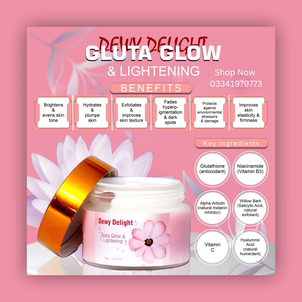 Dewy-Delight Gluta GLow & Lighting Cream